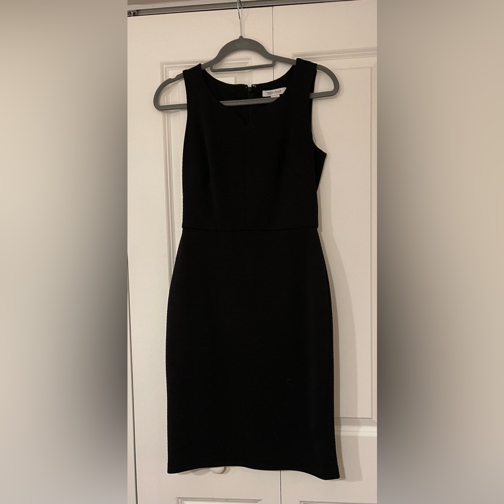 White House Black Market Sleeveless Black Dress size 2